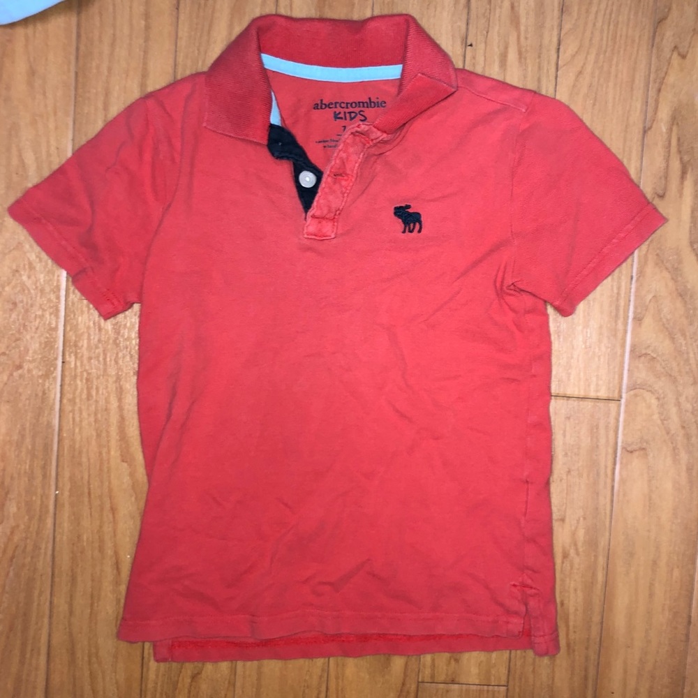 Red Abercrombie kids polo.